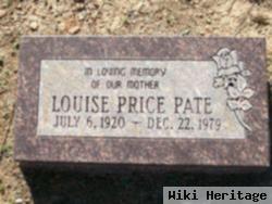 Effie Louise "louise" Price Pate