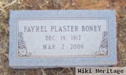 Fayrel Plaster Boney