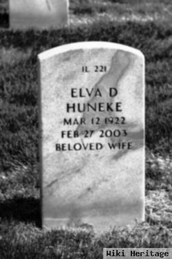 Elva D Huneke