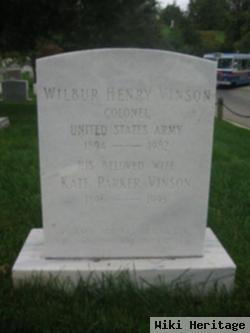 Lieut Wilbur Henry Vinson