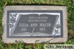 Julia Ann Walsh