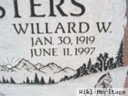 Willard W. Demasters