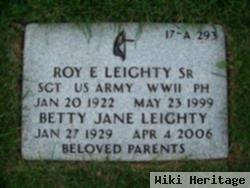 Roy E Leighty, Sr