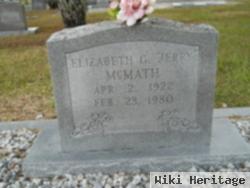 Elizabeth Geraldine "jerry" O'mary Mcmath