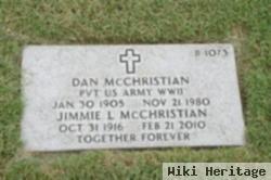 Pvt Dan Mcchristian