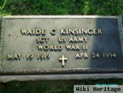 Waide C Kinsinger