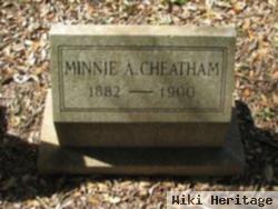 Minnie A Cheatham