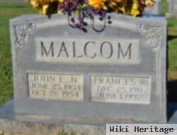 Frances R Malcom