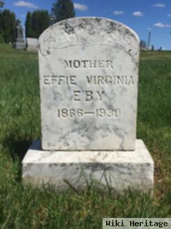 Effie Virginia Rathbun Eby