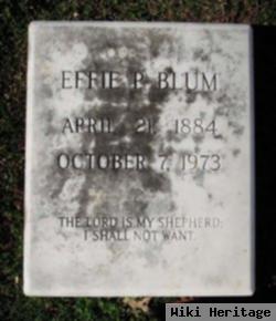 Effie Pfaff Blum