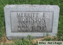 Merritt E Robinson