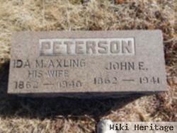 Ida M Axling Peterson