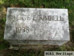 Alice E Kimbell