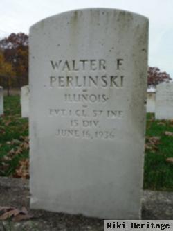 Pfc Walter F. Perlinski