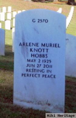 Arlene Muriel Knott Hobbs
