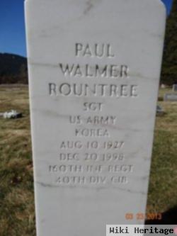 Paul Walmer Rountree