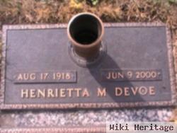 Henrietta M Devoe