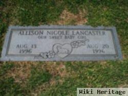 Allison Nicole Lancaster