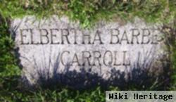 Elbertha Laura Barber Carroll