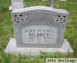 Alice Lucille Bilbrey Peterec