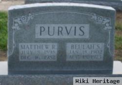 Matthew R Purvis