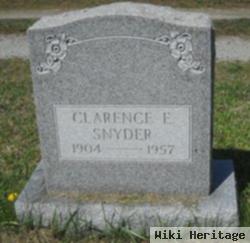 Clarence E Snyder