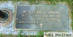 Roselyne G Evans