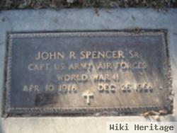 Capt John R Spencer, Sr