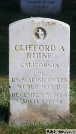 Clifford A Rhine