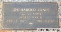 Sgt Joe Harold Jones
