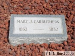 Mary Jane Hicks Carruthers