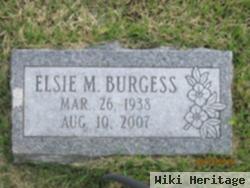 Elsie M Burgess