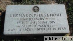 Pvt Leonard P. Eeckhout