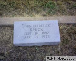 John Frederick Speck