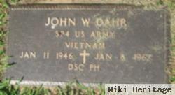 Spc John Wesley Dahr