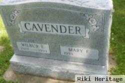 Wilbur E "joe" Cavender