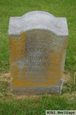 Clever H "cleever" Brown