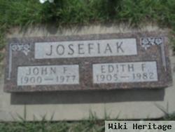 Edith F Wilhelm Josefiak