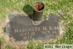 Margaret M Rider
