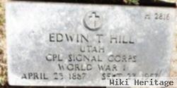 Edwin T Hill