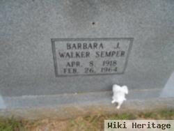 Barbara J. Walker Semper