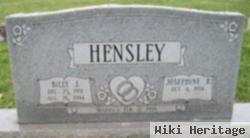 Billy Joe Hensley