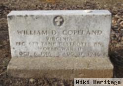 Pfc William D Copeland