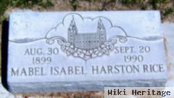 Mabel Isabel Harston Rice