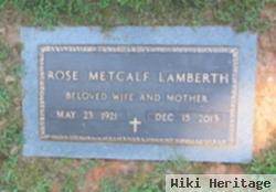 Rosalie Metcalf Lamberth