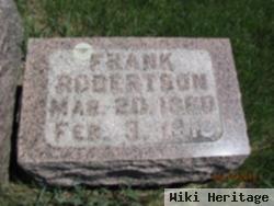 Francis M "frank" Robertson