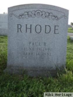 Paul H. Rhode