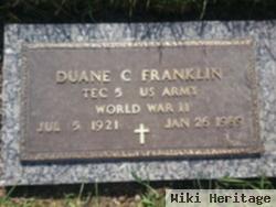 Duane C Franklin