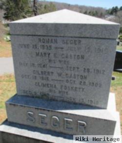 Mary Elizabeth Gaston Seger