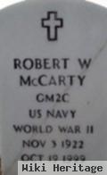 Robert W "bob" Mccarty